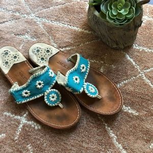 Blue hemp Jack Rodgers Sandals